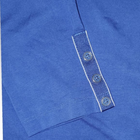 Nautica 3/4 Sleeve Tunic - Medium - Blue/White - Picture 5 of 5